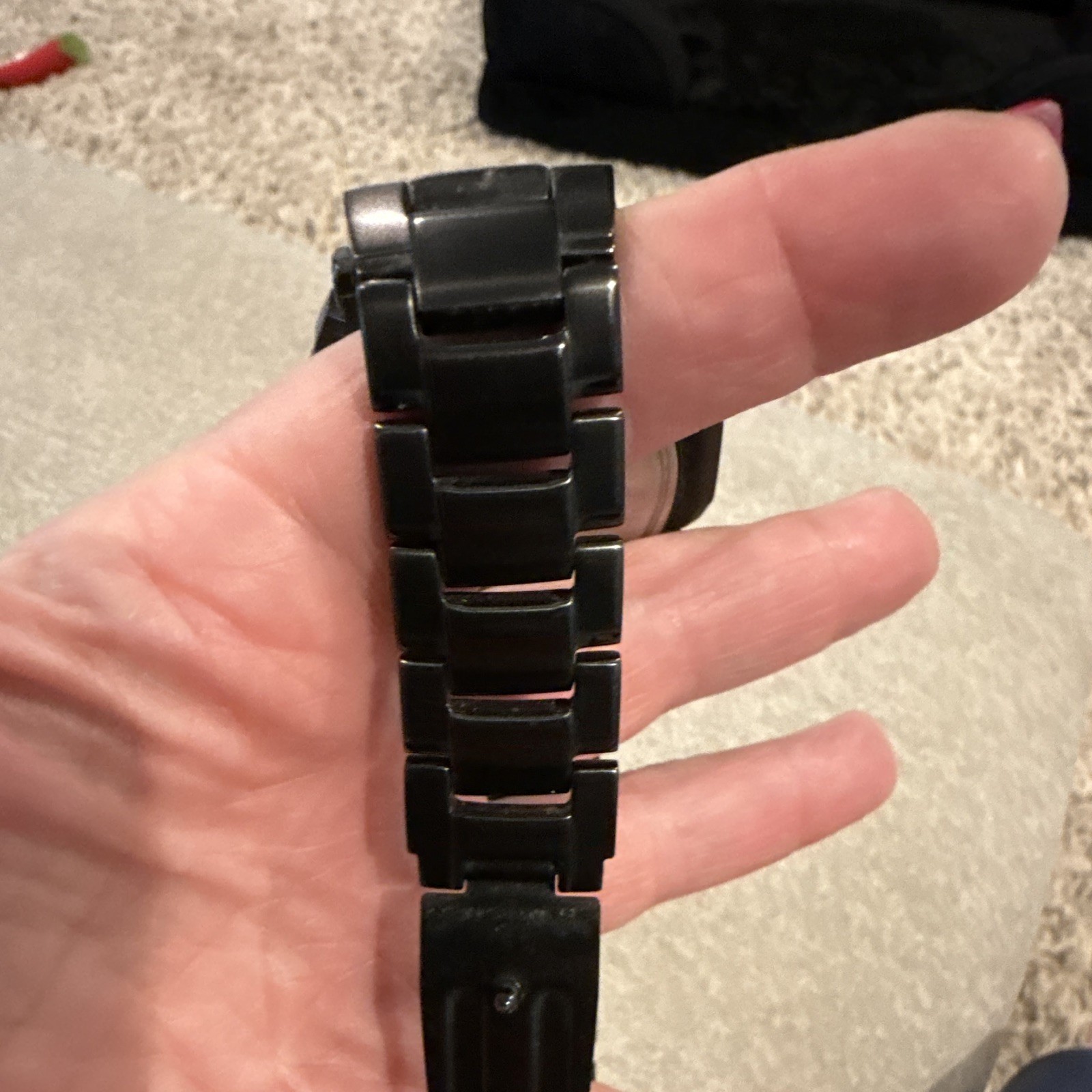 G-SHOCK Men’s Analog/Digital Solar World Time WR200m Black Steel Bracelet