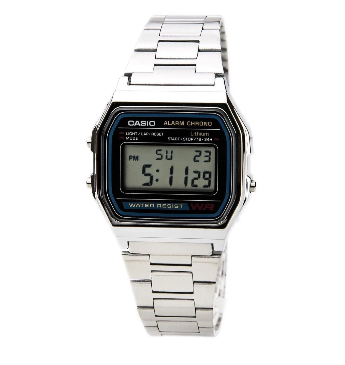 Casio Classic A158WA-1DF Wrist Watch for Men – Silver