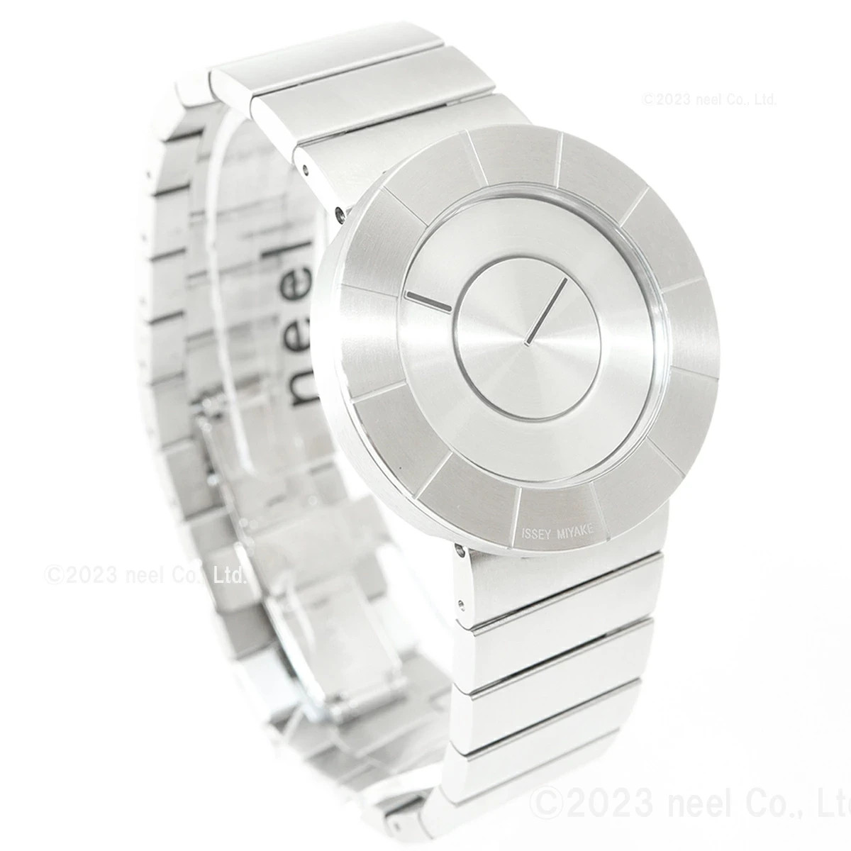 ISSEY MIYAKE TO Tio Yoshioka Tokujin design NY0N001 Silver Men Watch New in Box