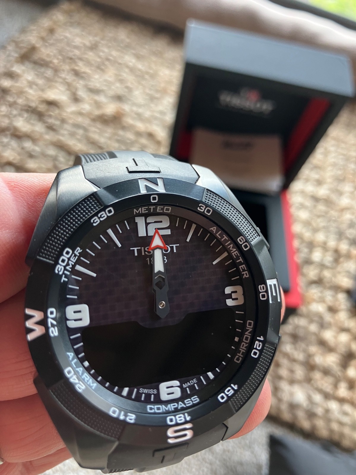 T-Touch Expert Solar Black Dial Men’s Watch in New Cond. Never used.