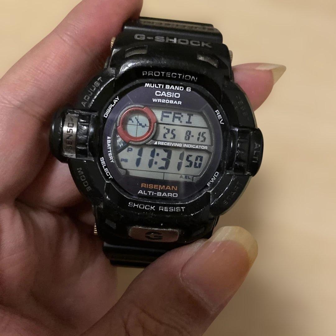 [Radio-controlled solar powered] CASIO G-SHOCK RISE MAN watch GW-9200