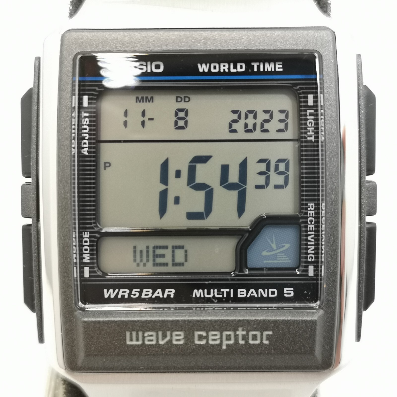CASIO WAVE CEPTOR WV-59RD-1AJF Black Silver Illuminator Men’s Watch New in Box