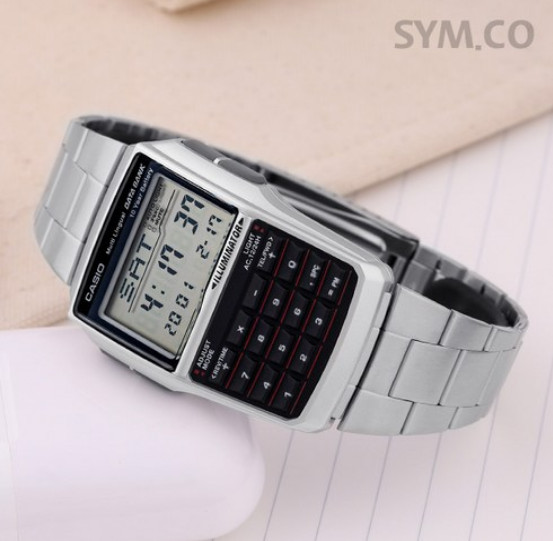 Casio DBC-32D-1A Men’s Data Bank Calculator Digital Watch 10-Year Battery