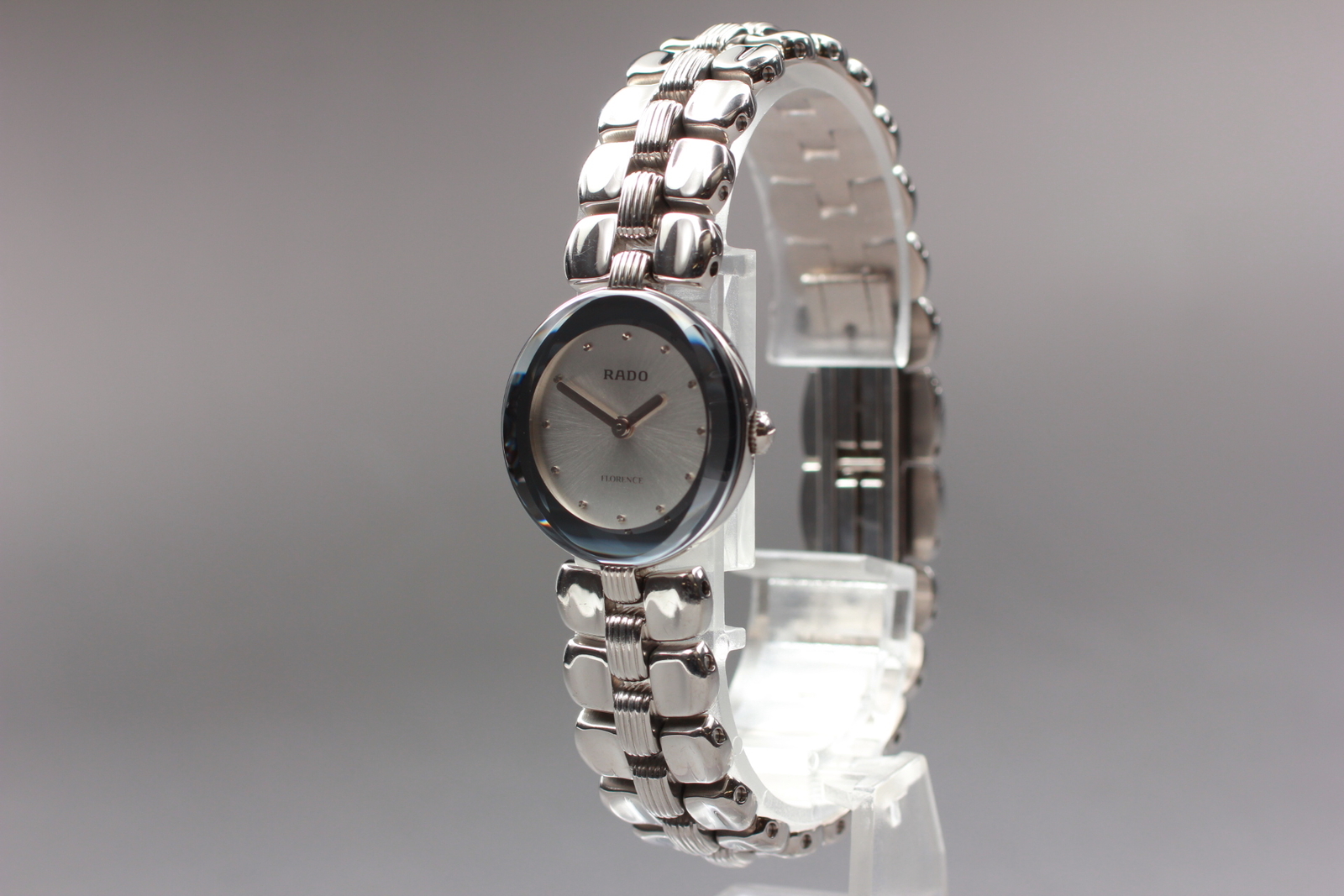 [Exc+5] Rado Florence 153.3717.4 Silver dail Lady’s Quartz Watch From JAPAN