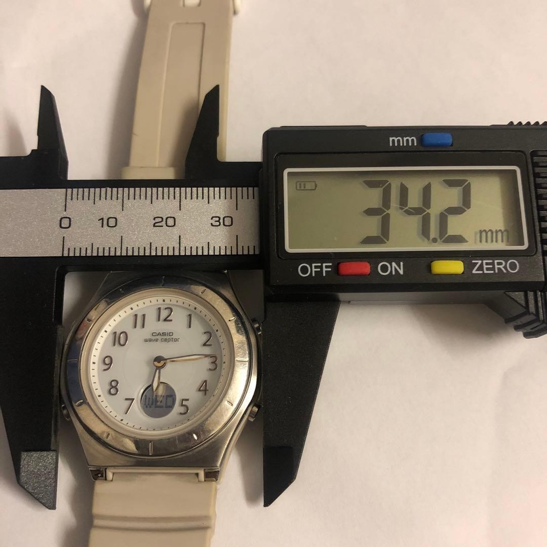 Working CASIO wave ceptor radio-controlled solar watch LWA-M145 From Japan