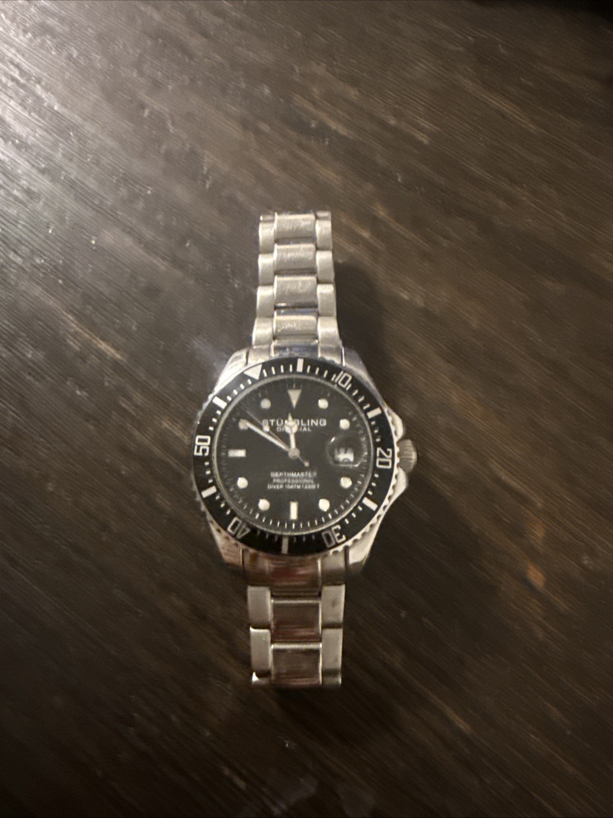 Sthurling 45mm Automatic Watch Open Heart, 33 Jewels