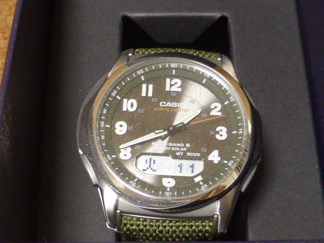 CASIO WAVE CEPTOR WVA-M630B-3AJF Tough Solar men Watch Atomic Radio New