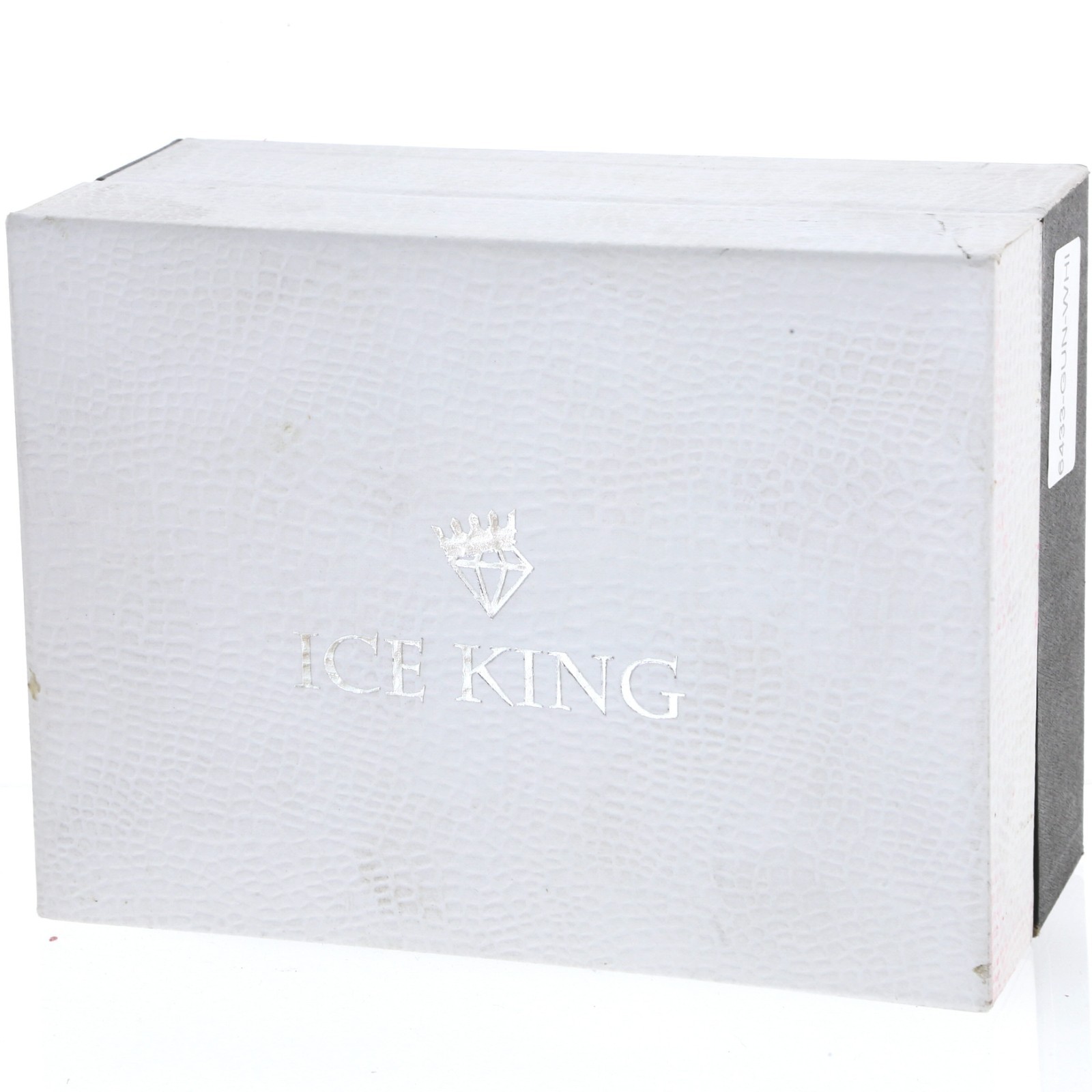 Ice King Gun Finish With Silicone Bullet Band & Interchangeable Bezel Watch Set