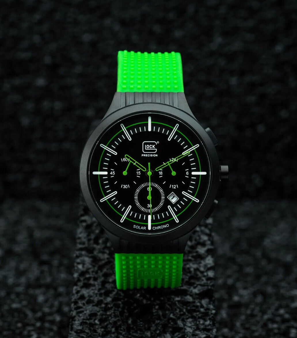 Glock Limited Edition Precision 35th Anniversary Titanium Solar Chrono W G2U