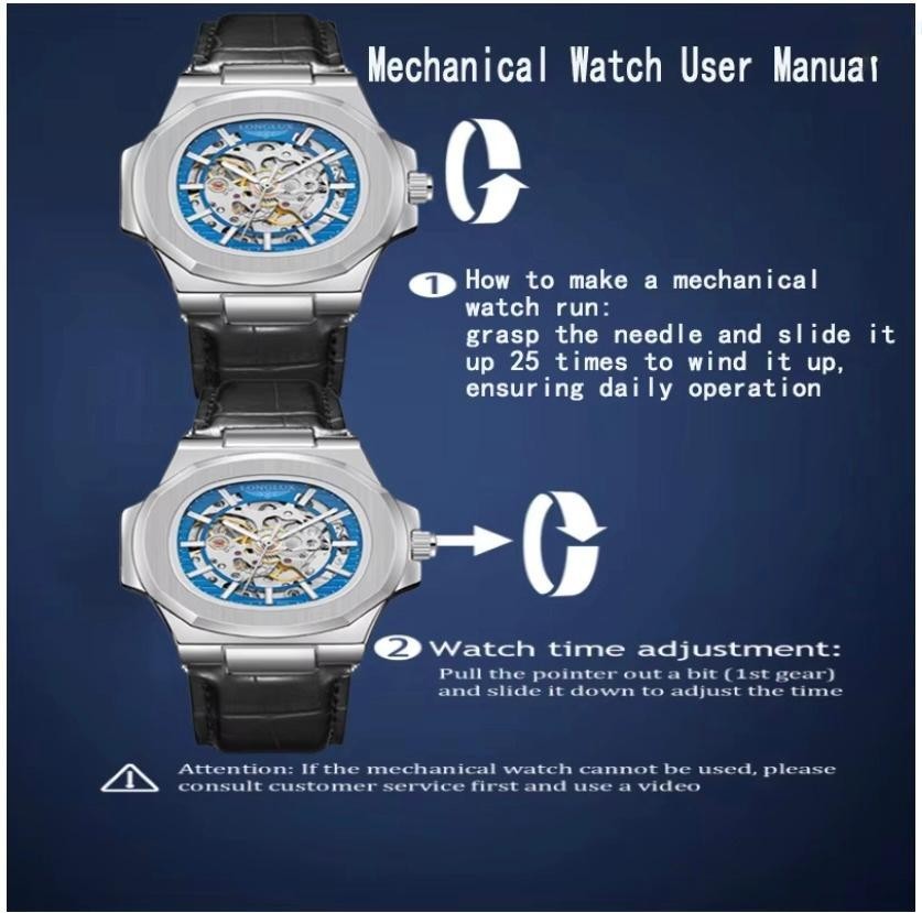 automatic mechanical watch outdoors simple luxury watches waterproof che