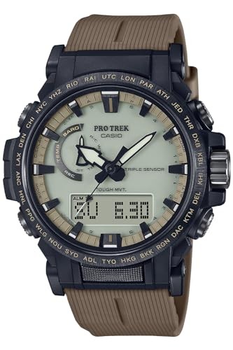 Unused CASIO PRO-TREK PRW-61LD-5JF Khaki Green Climber Line Men’s Watch in Box