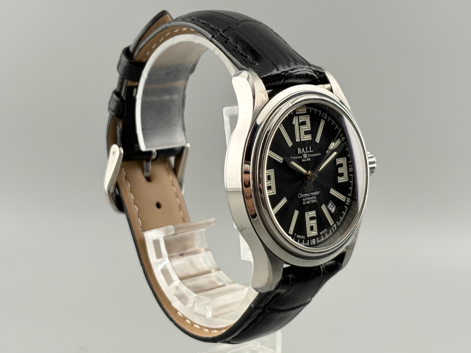Ball Trainmaster NM1038D Date Black Automatic Men’s Watch