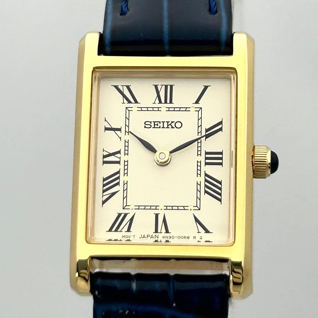 Seiko Nanouniverse 4N30-00H0 Gold Quartz Watch Made in Japan 074431