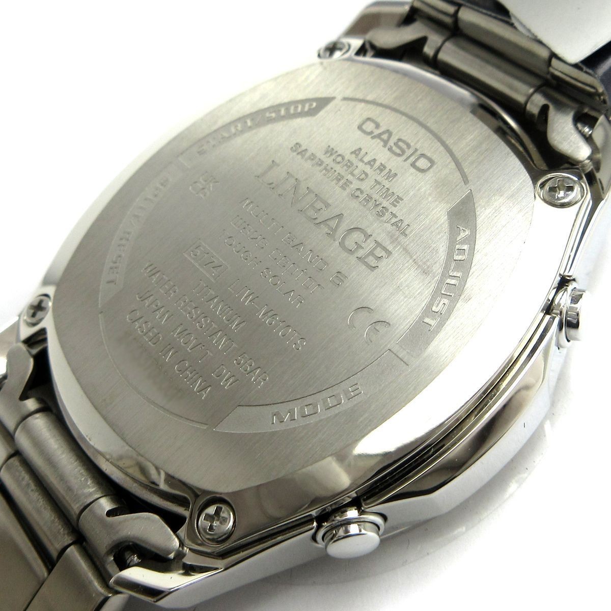 Casio Lineage LIW-M610TSE-1AJF Solar Radio Multi-Band Sapphire Japan Import