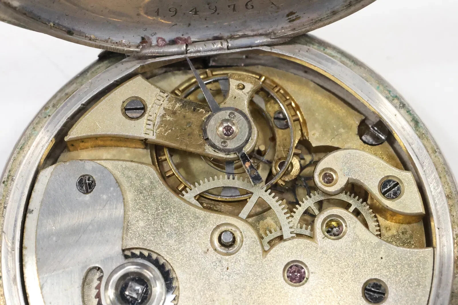 J. GOLDMANN, LWOW (LVIV), POLAND RETAILER C. 1890 DIOGENE SILVER POCKET WATCH