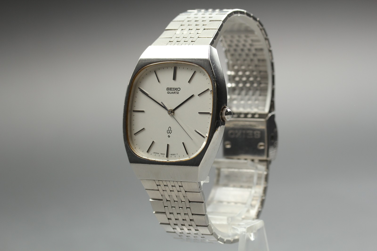 Vintage 1988 [Exc+5] Seiko Chariot 7830-5020 Silver Tank 32mm Quartz Men’s Watch