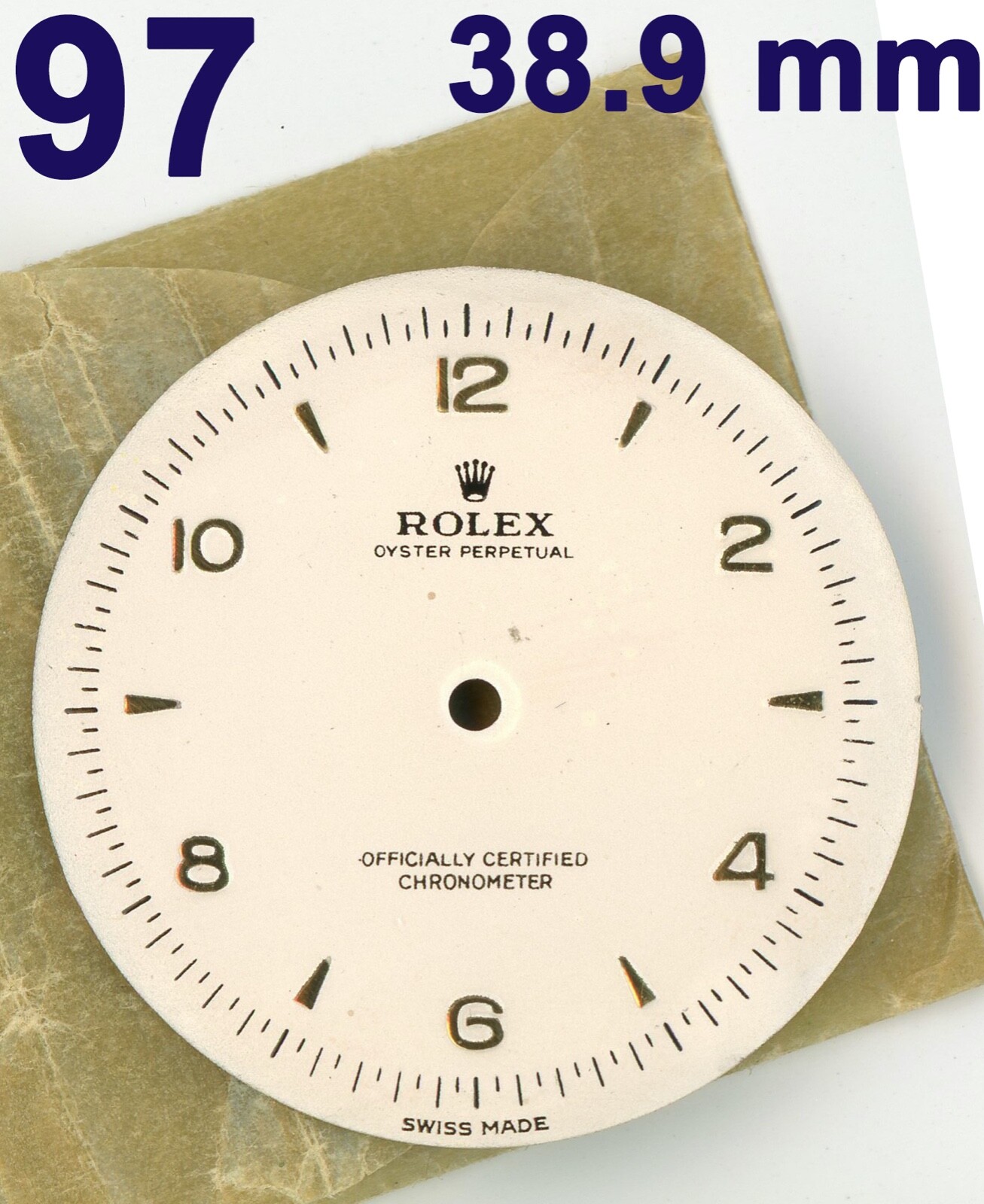 Dial Rolex 38.9 mm Diameter good conditions