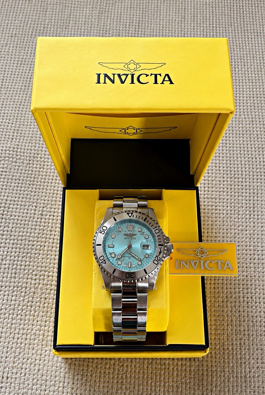 Invicta Pro Diver Currentwave Men’s 43mm Blue Dial Quartz 200m