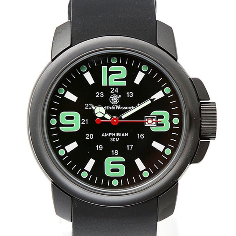 Smith Wesson AMPHIBIAN COMMANDO WATCH Black