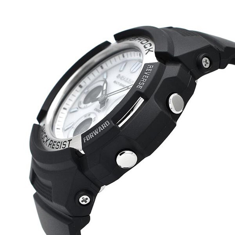 CASIO G-SHOCK AWG-M100S-7AJF White Dial Tough Solar Atomic Radio Men Watch