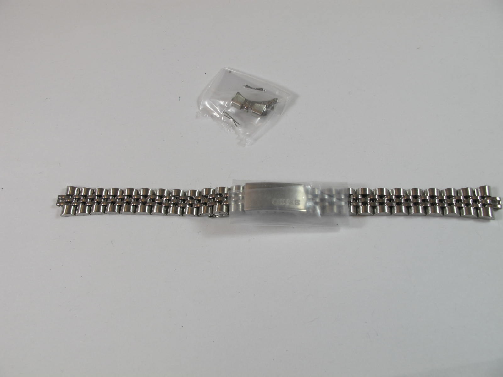 Seiko 4206-0519 band b5733s old stock steel watch band ladies 13mm curved ends