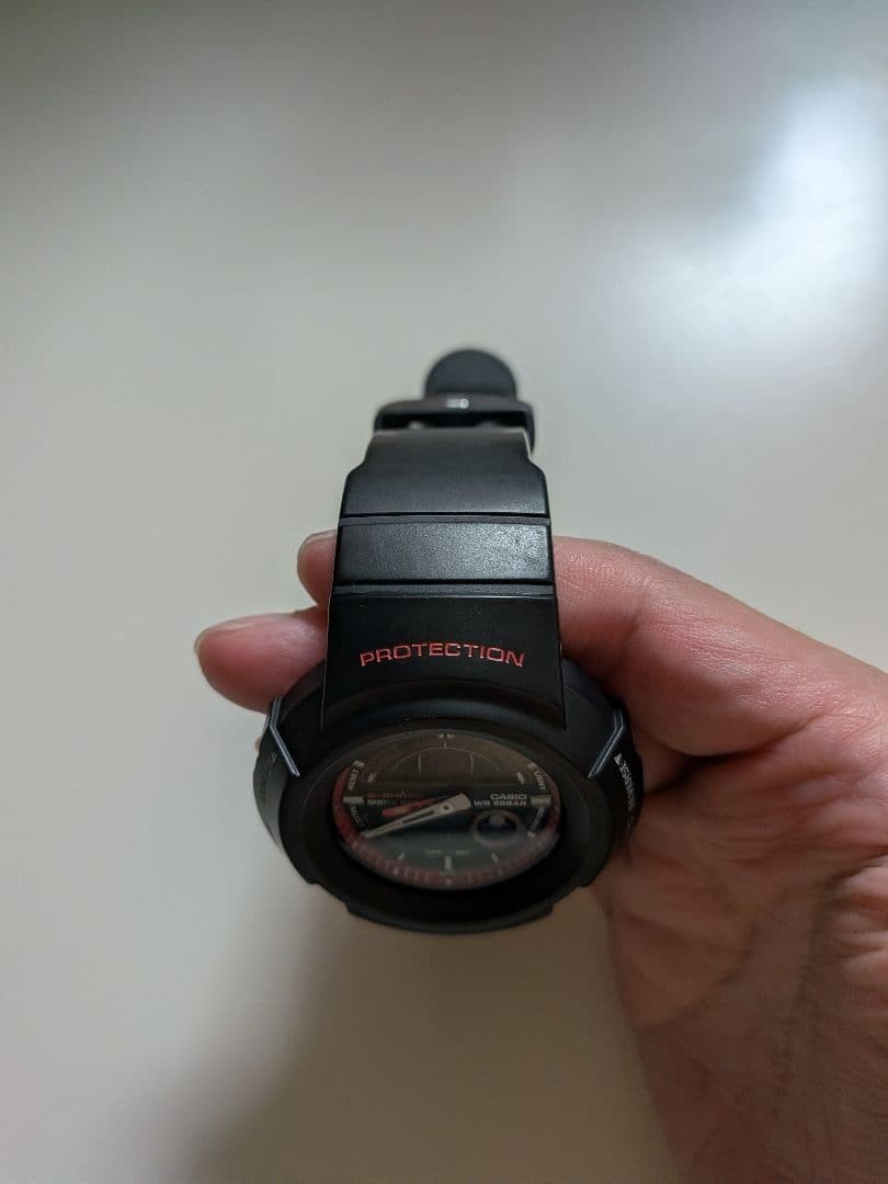 [Excellent Condition] G-SHOCK AW-582C Black Red Analog-Digital Watch