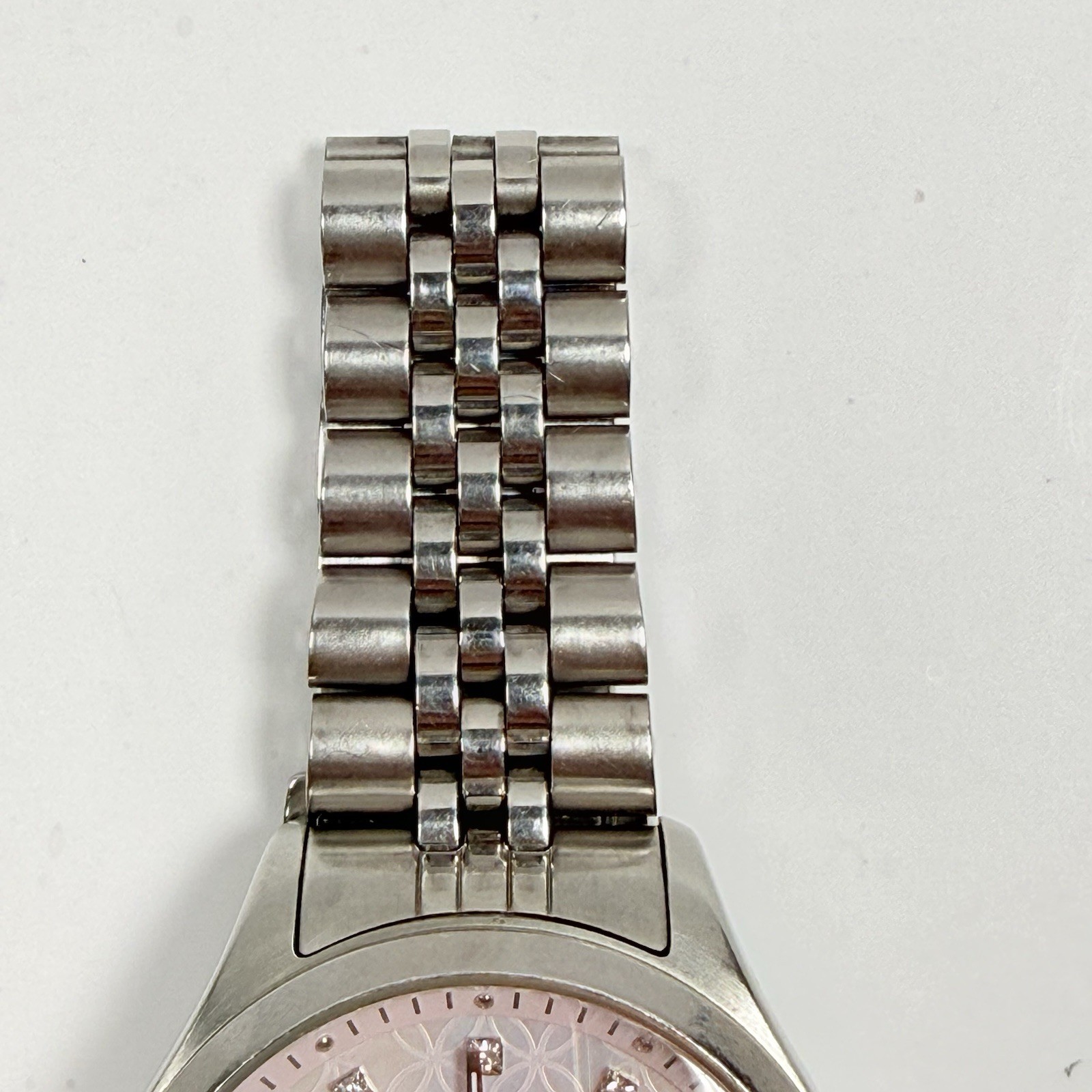 Timex Waterbury TW2U53300 Automatic MOP Dial Stainless Steel Women’s Watch
