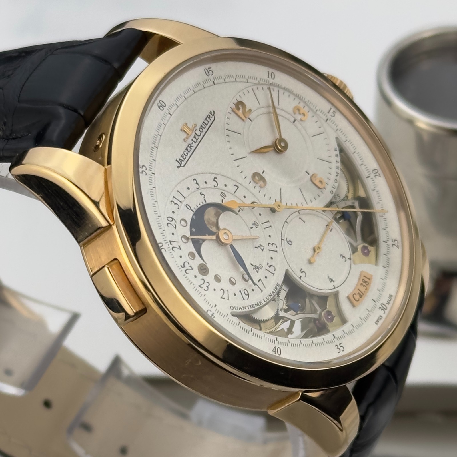 2013 Jaeger-LeCoultre Duometre A Quantieme Lunaire Full Set w Loupe Q6042520