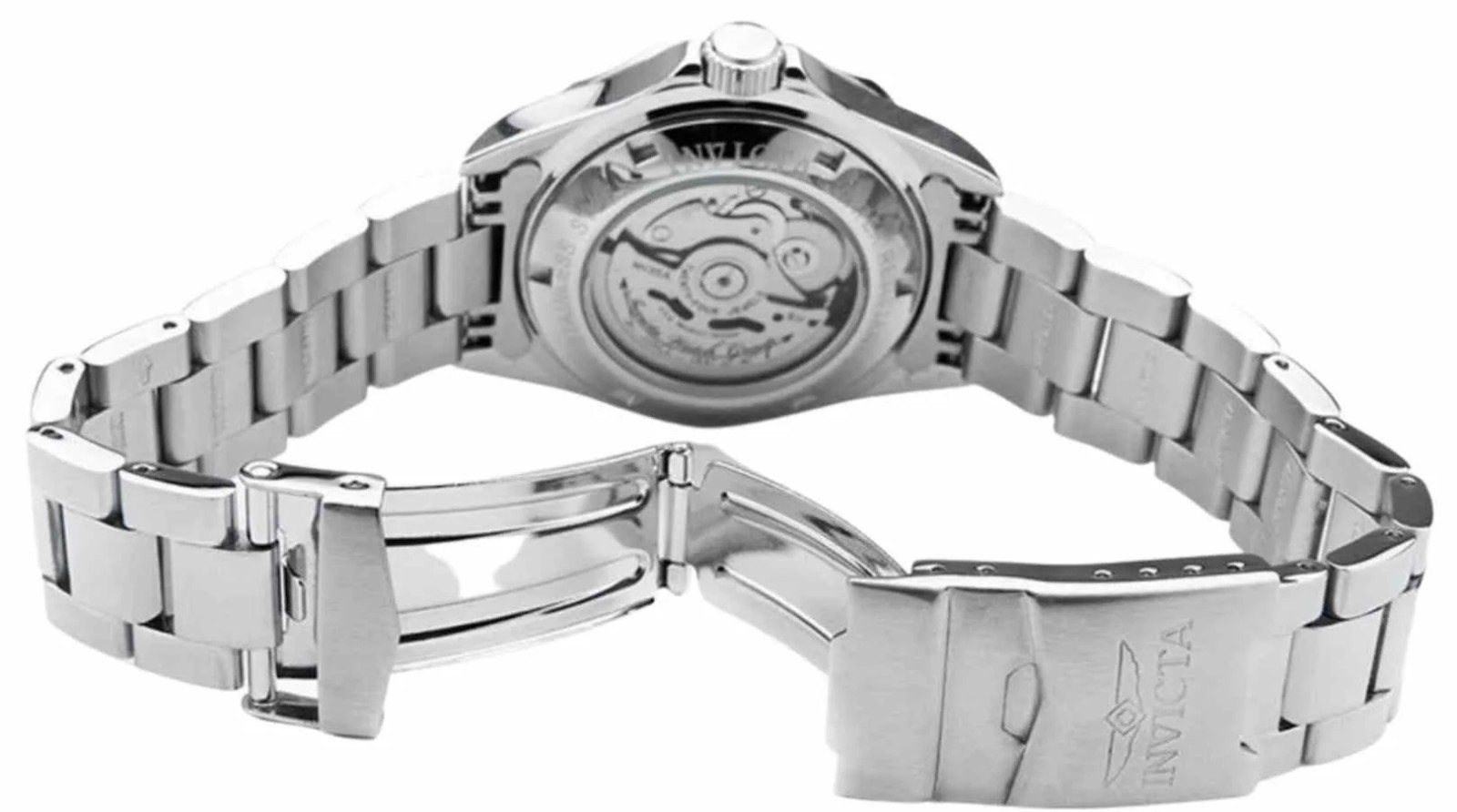 Ivicta Pro Diver Automatic 40mm Black Dial 200m Date Uni Bezel SS Bracelet
