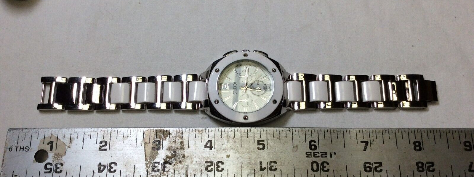 Desirable Studio women watch, new old stock w/box, box shows discolo – L1321