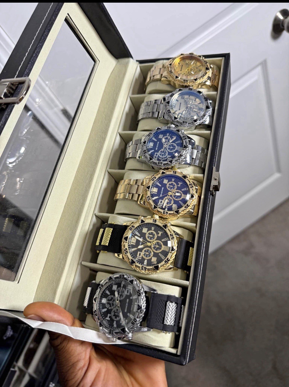 Men’s Classic Round Dial Watch, Fashion Watch for Party, Daily Clothing