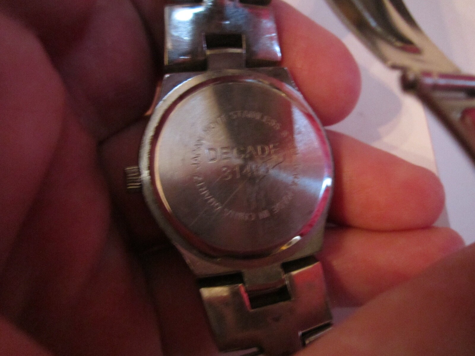 DECADE STAINLESS STEEL WATCH QUARTZ – BBA-23