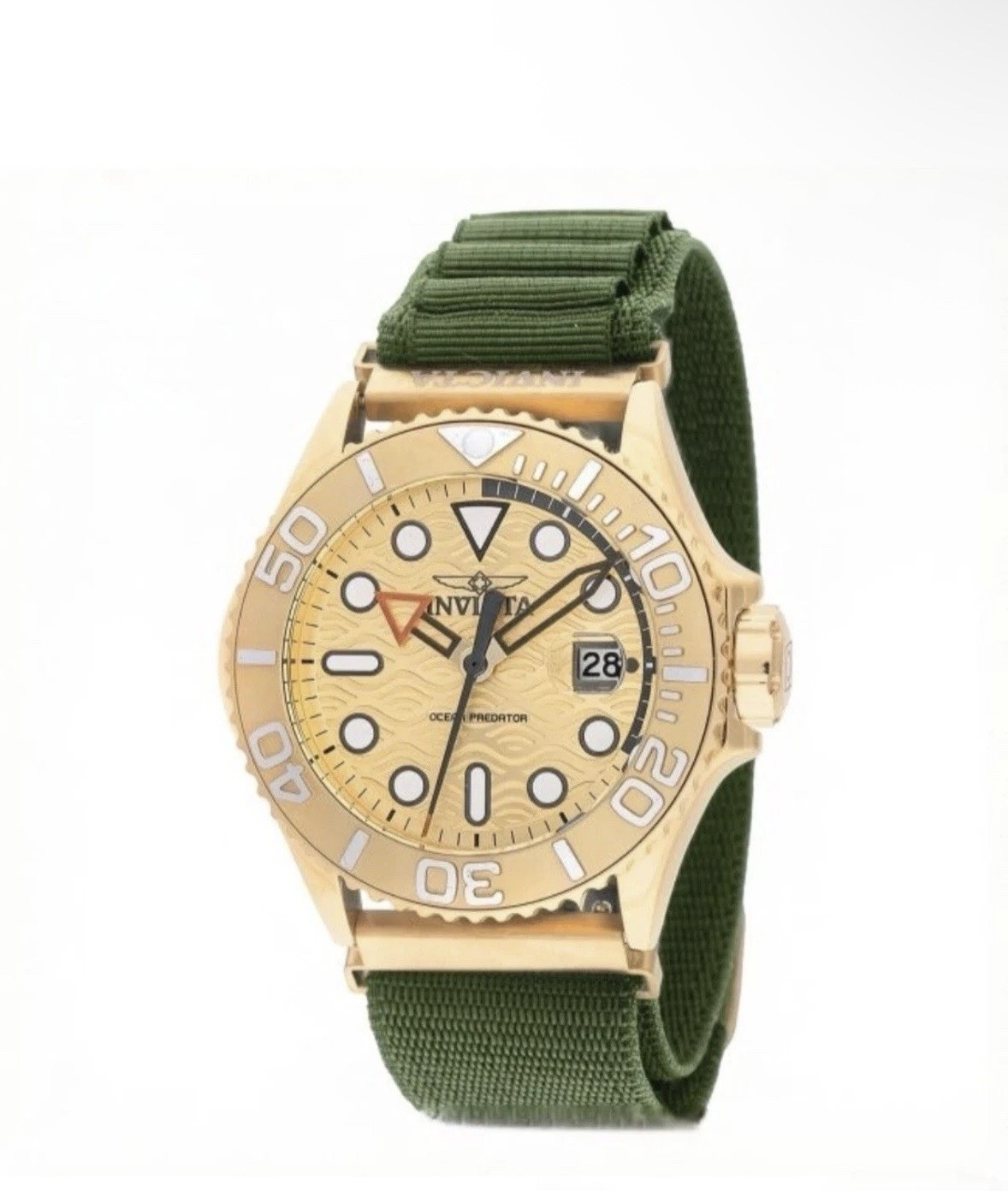 Invicta Ocean Predator 44mm Men’s Watch 5 Interchangeable Straps 49799 New