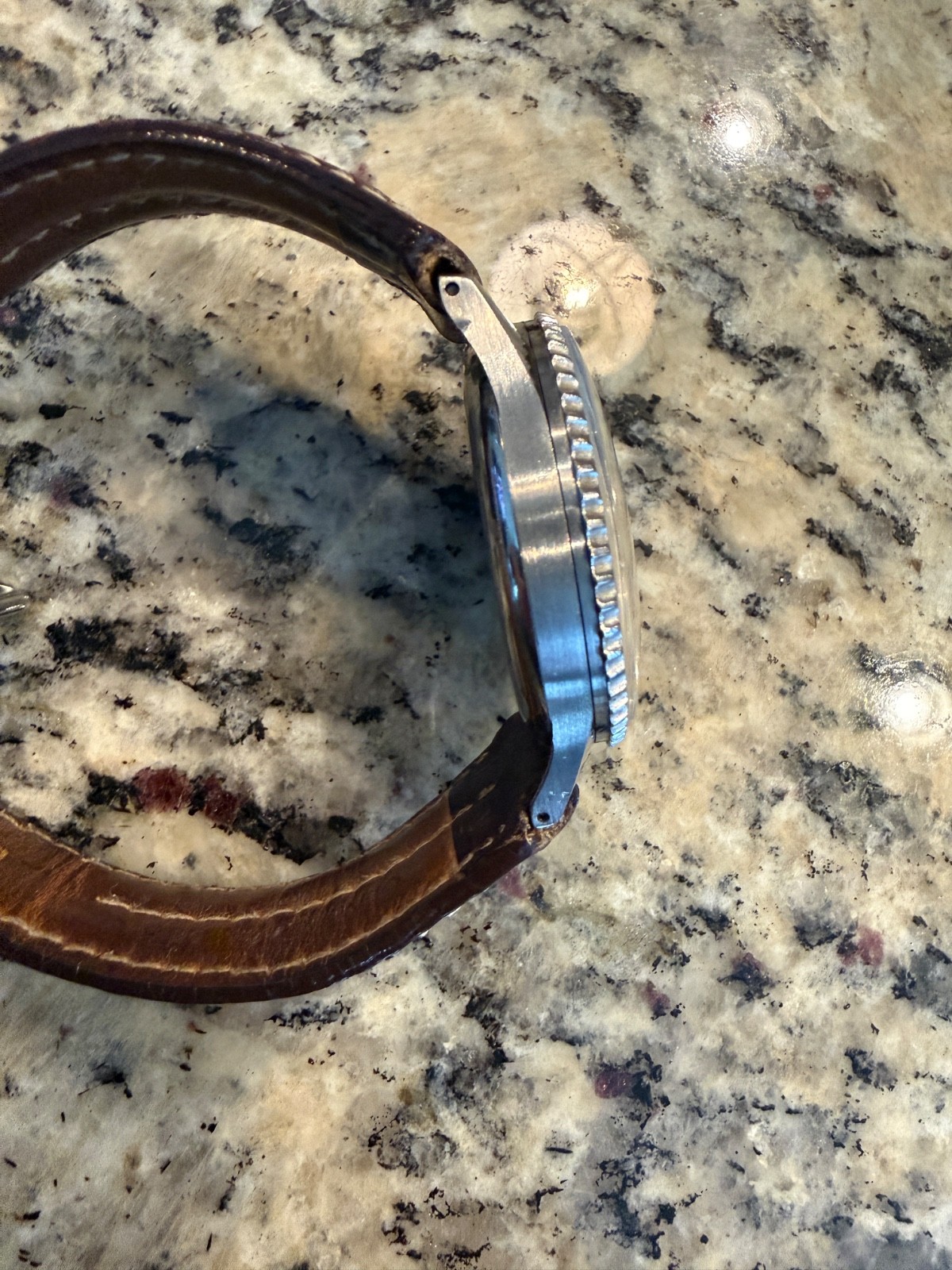 Vintage 1946 Breitling Chronomat Ref 769 Chronograph Slide Rule Serviced w/Box
