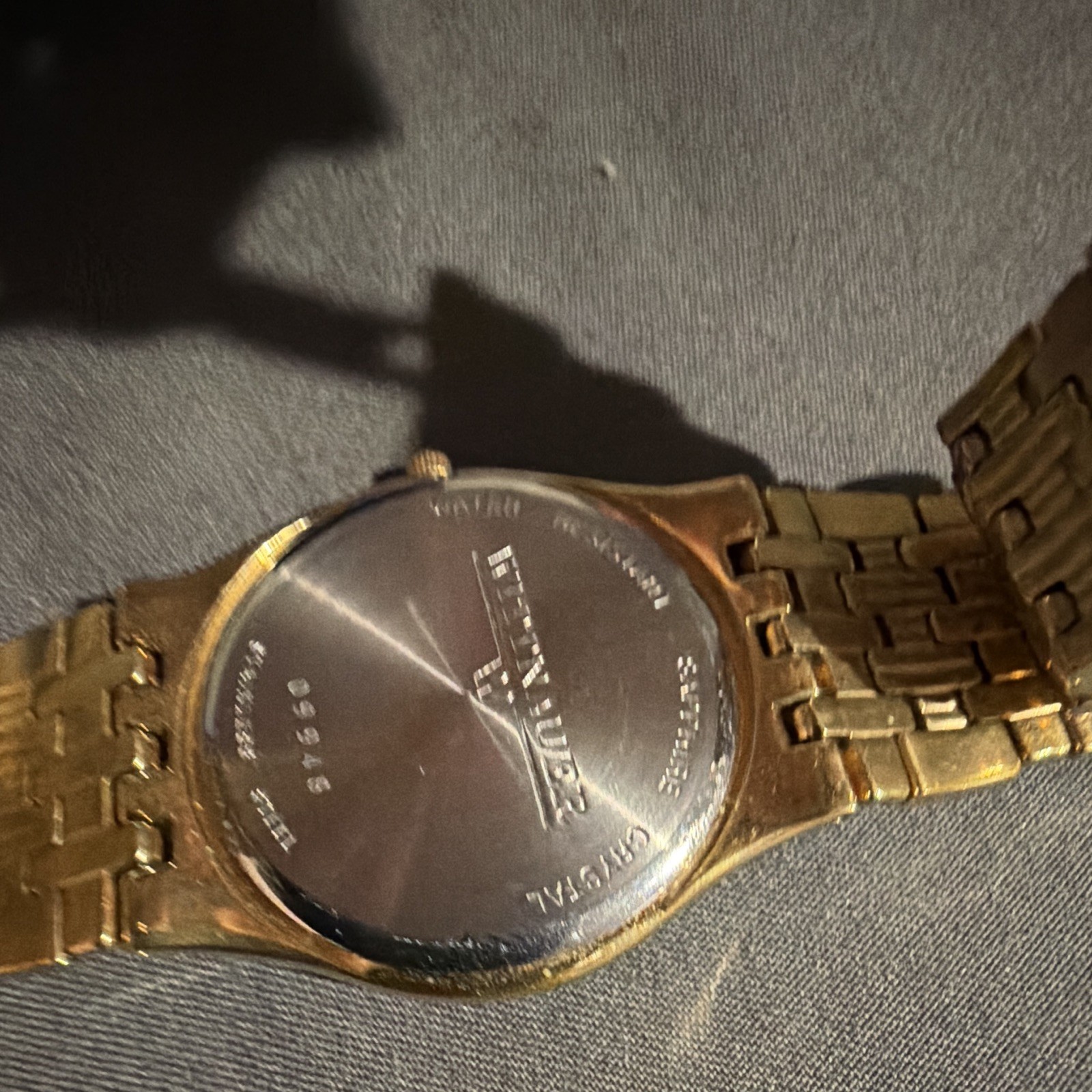 Wittnauer Laureate Quartz Gold Tone Bracelet Date 33mm Watch