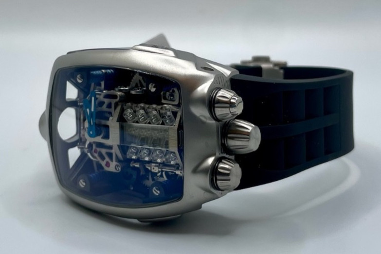 Montres Prestige Invicta Auto Engine Men’s Watch W/ Skeleton Dial 44mm MPW-0153