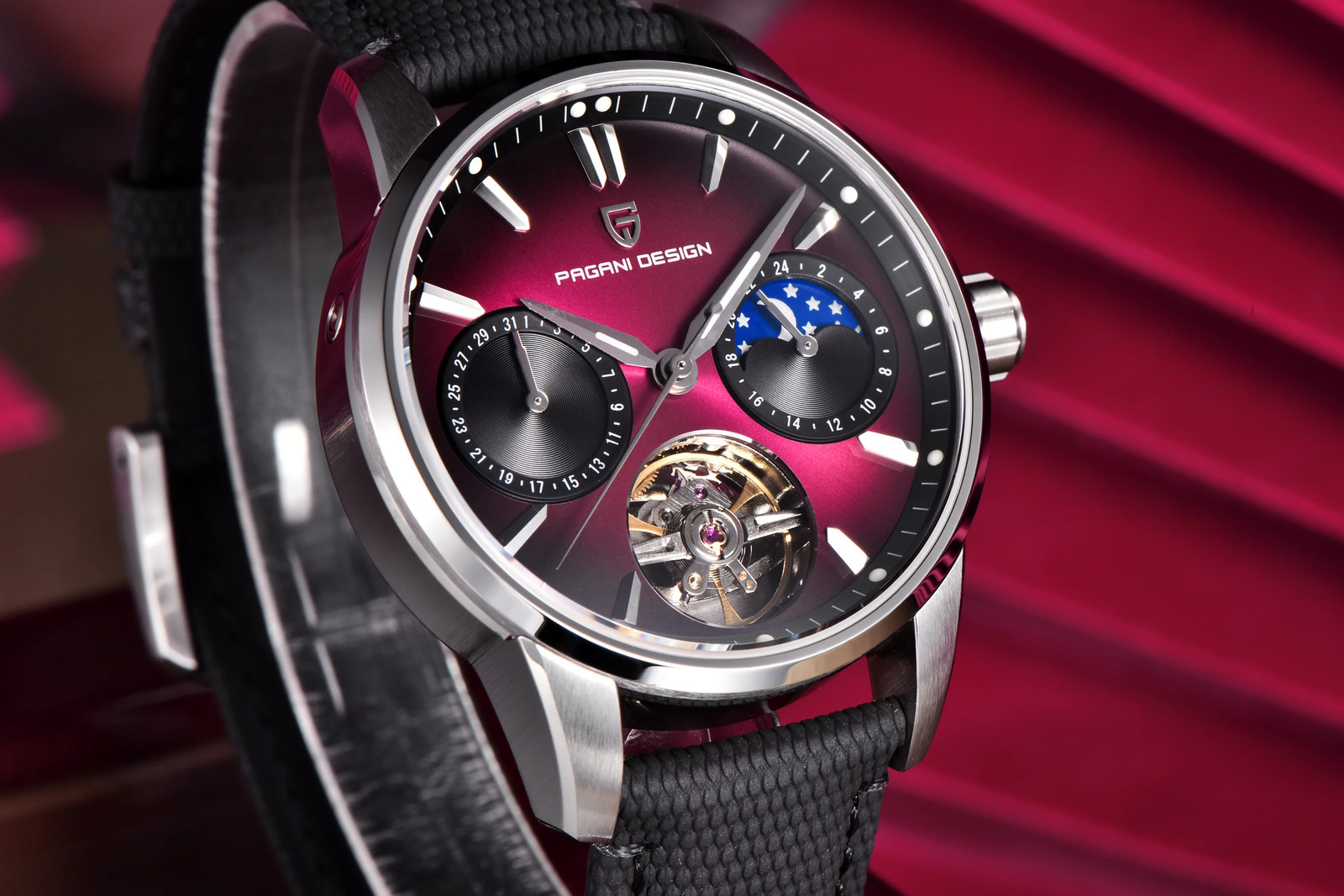 2026 Men Mechanical Watch 41mm Sapphire Crystal Stainless Steel Waterproof