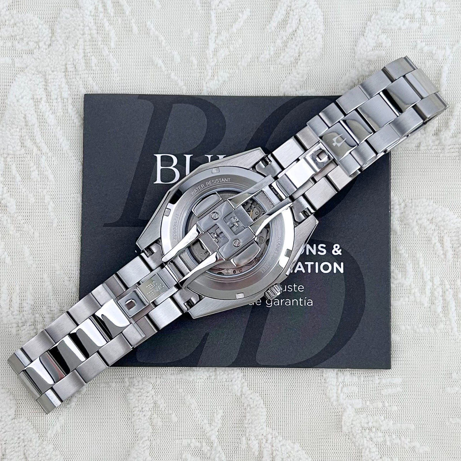 Bulova classic Surveyor 96A274 Silver Tone Dial Men’s Automatic Chronograph 42mm