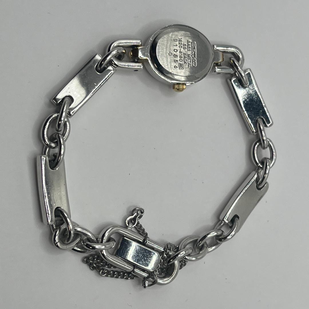 SEIKO 1E20-6160 Analog Watch Case 13.2mm Wrist 15.5cm From Japan