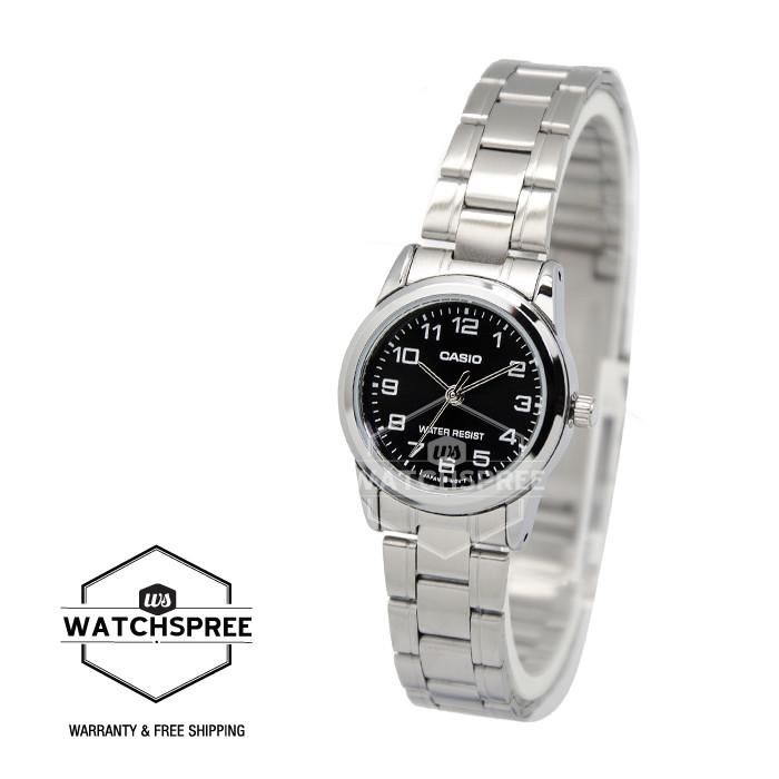 Casio Couple Watch LTPV001D-1B MTPV001D-1B