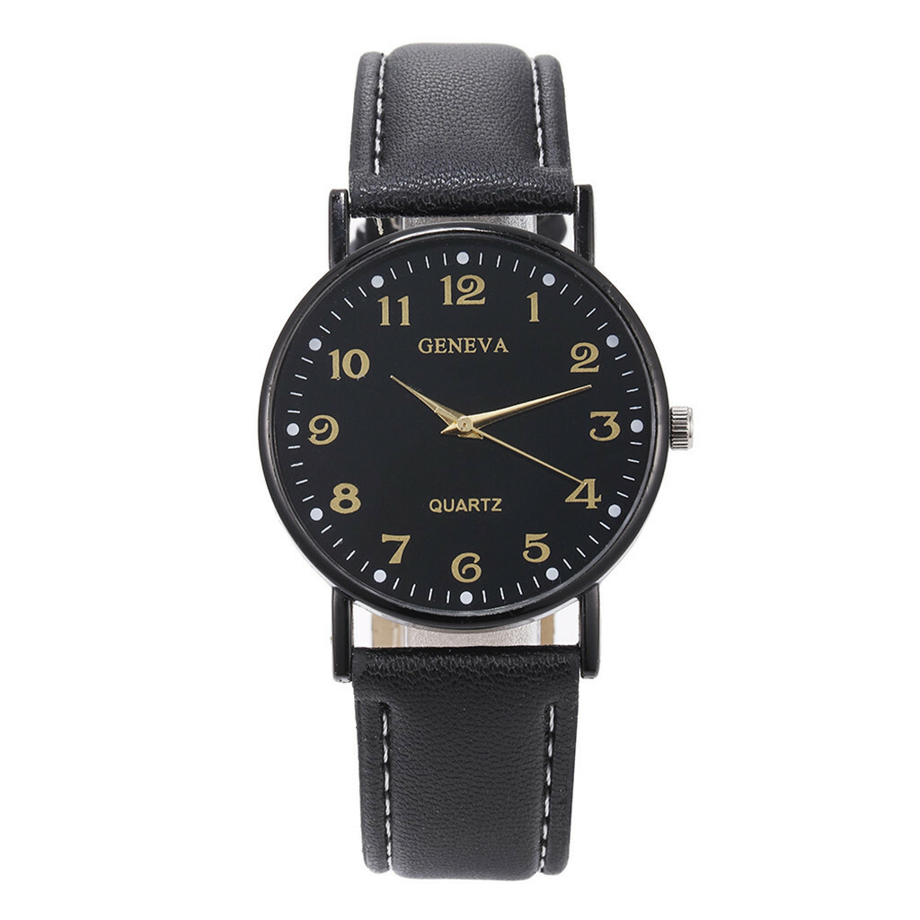 Luxury Watches Analog Quartz Watch Stainless Steel Dial Casual Round Wrist Watch