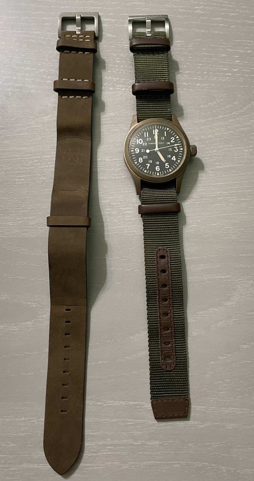 Hamilton Khaki Field Mechanical Bronze – Black Dial – H69459530 Full Set