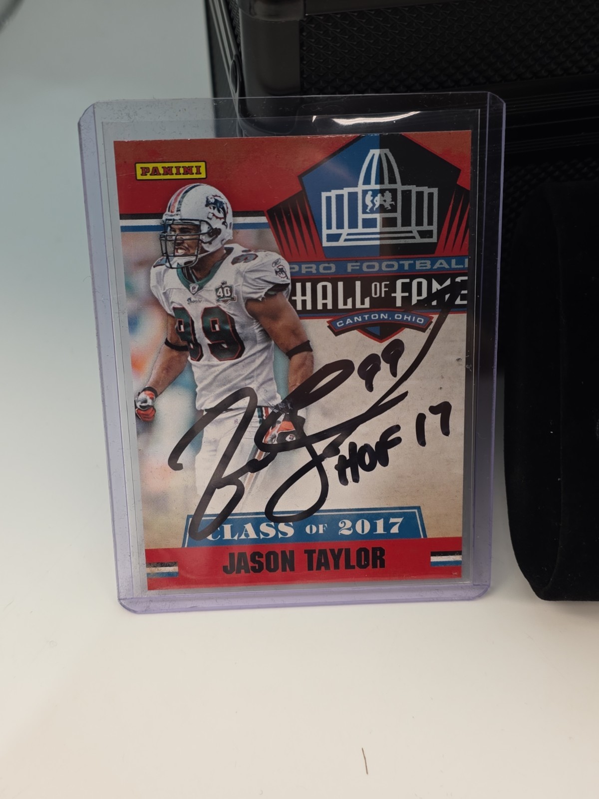 Invicta Reserve Prototype Jason Taylor Chronograph Watch W/case HOF auto Card