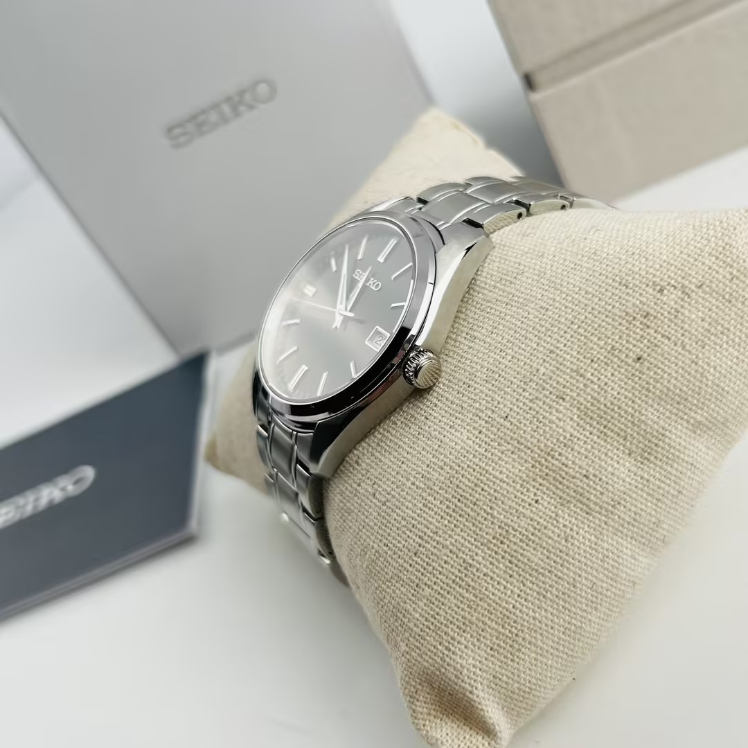 Seiko Essentials SUR311 Black Dial Men’s Stainless Steel Quartz Watch 40.2mm