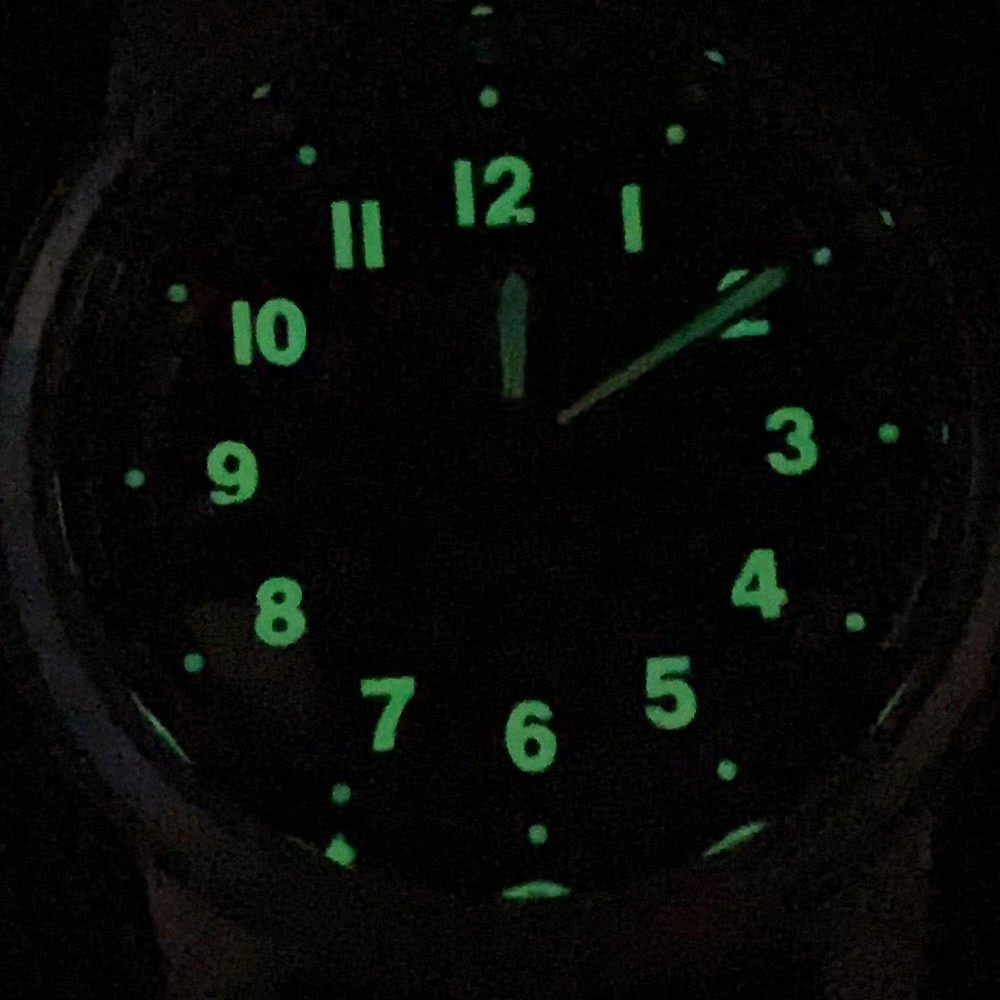 Tandorio New 36mm Sapphire Arabic Numerals 20ATM NH35A Automatic Men Watch Lume