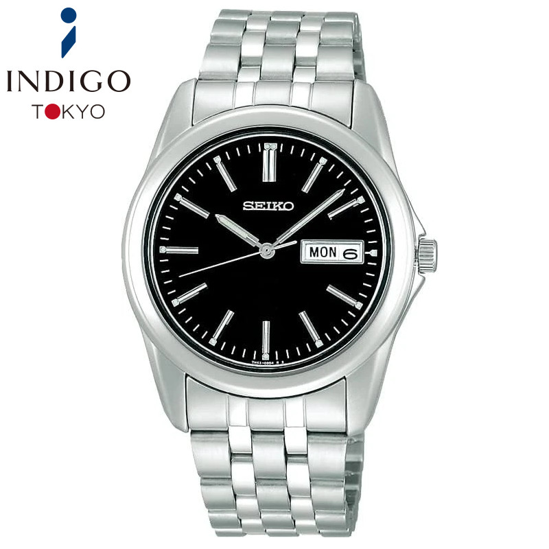 Seiko Selection SCXC013 Quartz Black Dial 37.9 mm Watch