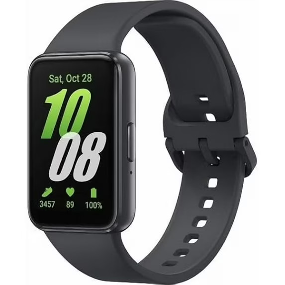 Samsung Galaxy FIT 3 1.6″ AMOLED Display Aluminum Case wit black Band Watch