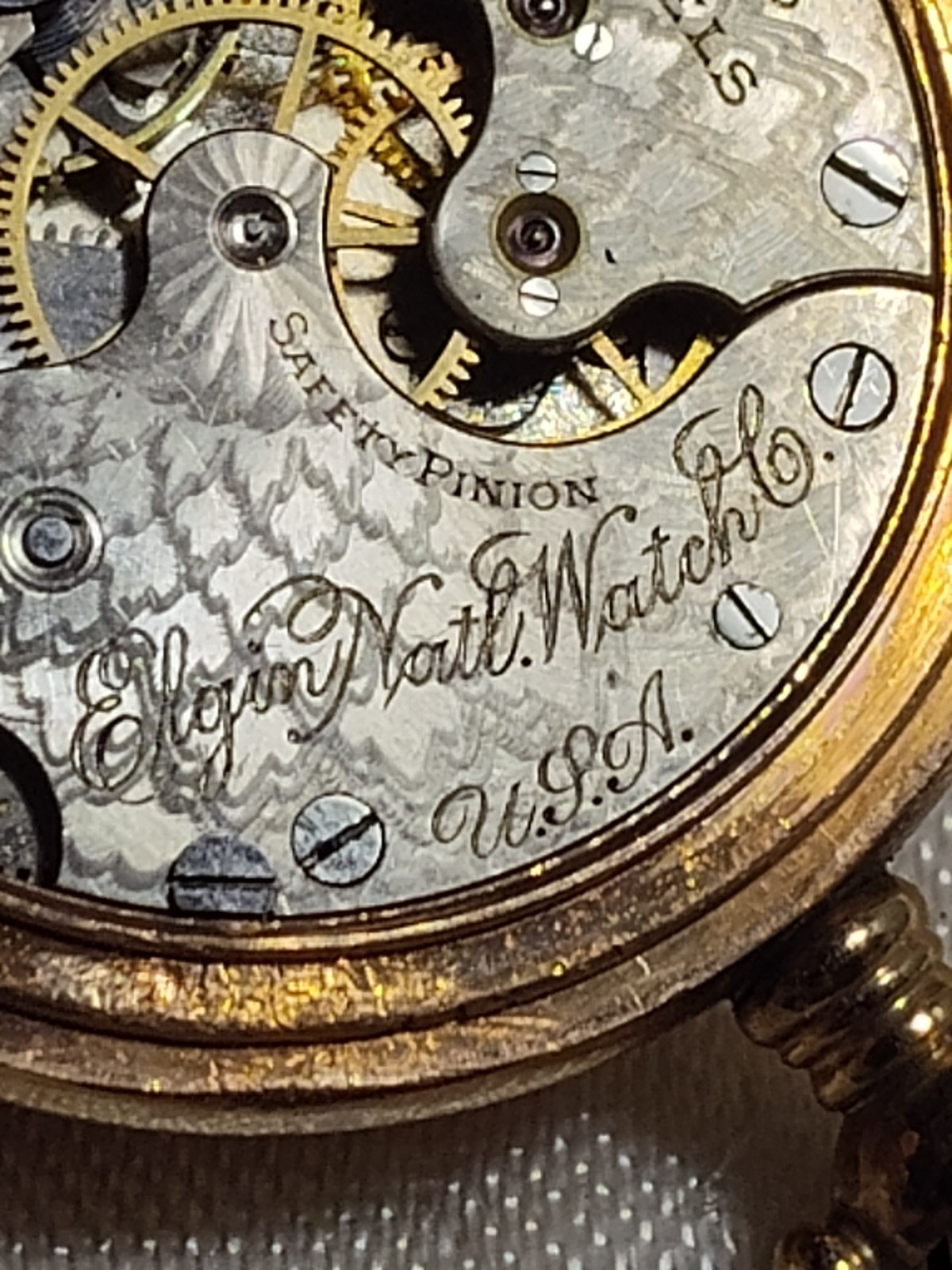 1899 Elgin National Watch Co. Grade-130 Gold Filled Pocket Watch 15 Jewels Works