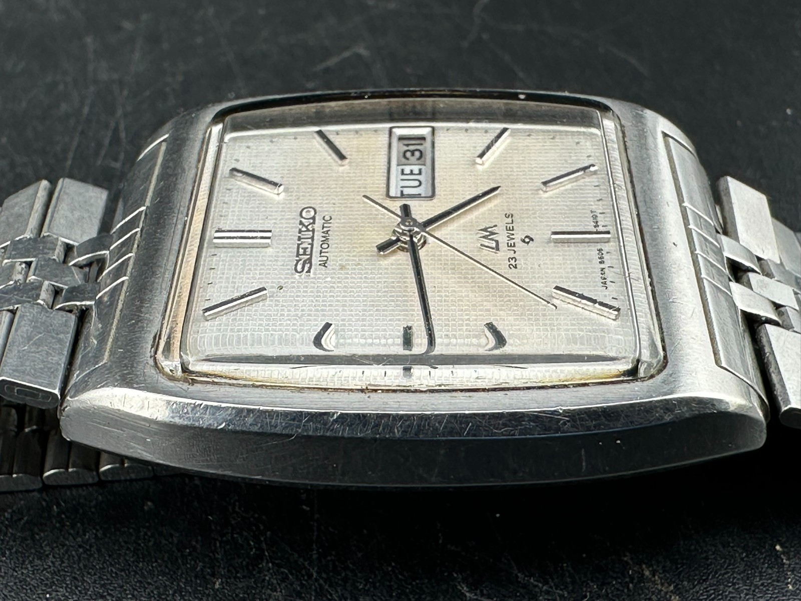 1975 Seiko LordMatic Mens Automatic Day Date Eng/Kanji 32mm Watch 5606-5220