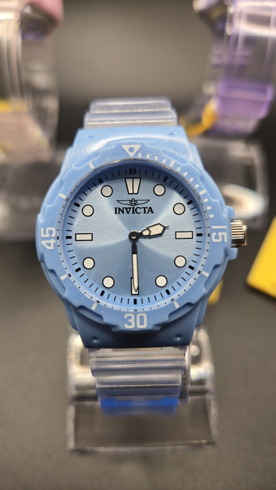 4 Watches! Womens Invicta Celestial Set!! 35mm. New. BLUE, GREY, PINK, White